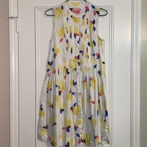 Kate Spade Sleeveless Lemons Print Dress